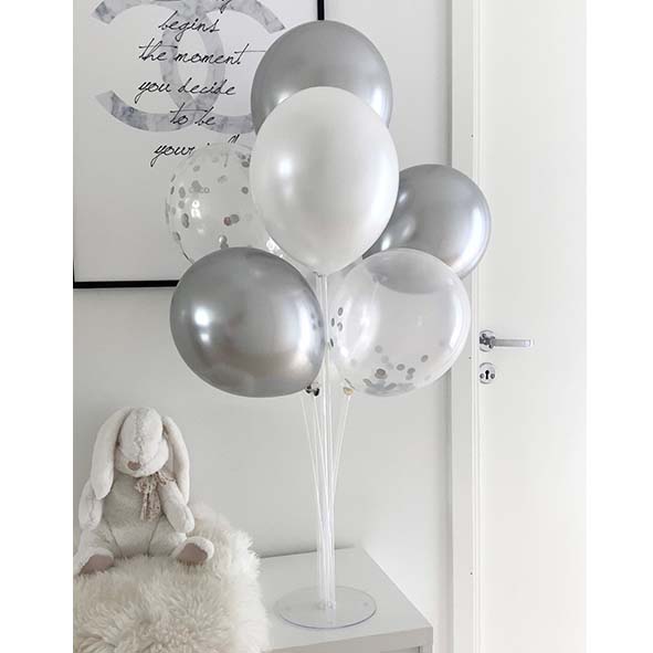 Ballongbukett | 7-pack | Silver - 1