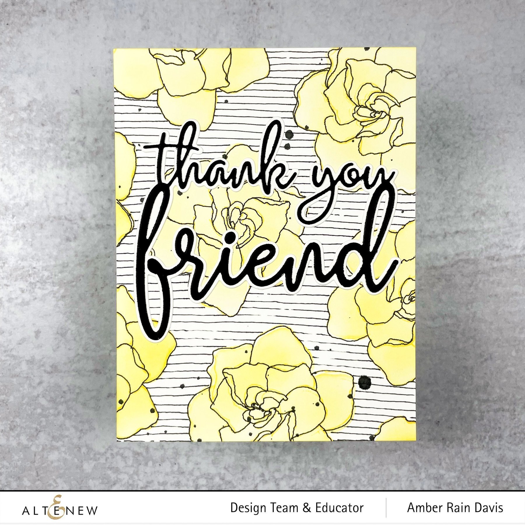 ALTENEW-Thank You for Being My Friend Die Set - 11
