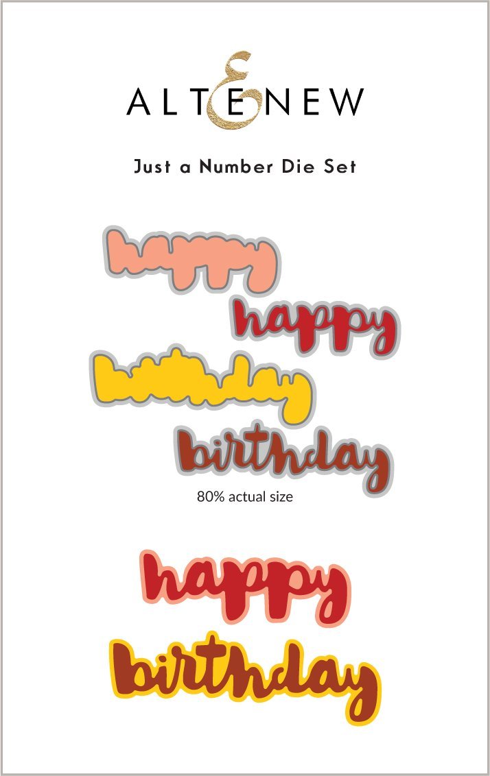 ALTENEW -Just a Number Die Set