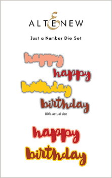 ALTENEW -Just a Number Die Set