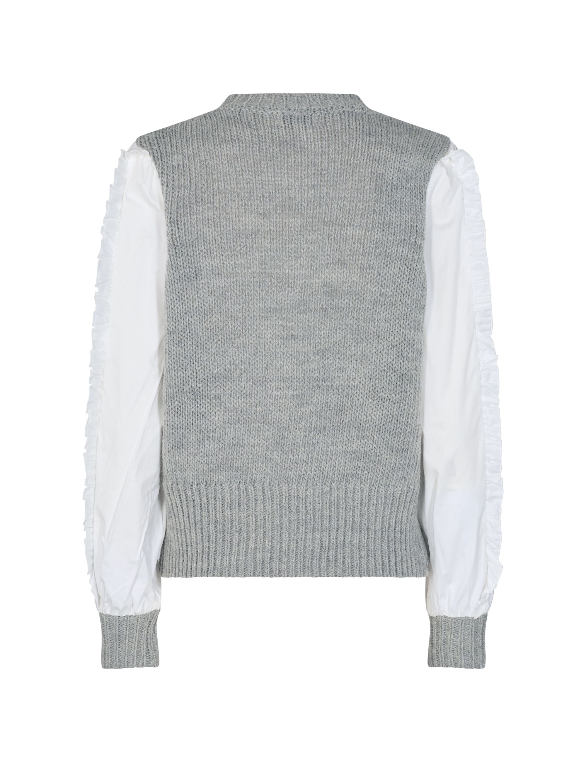 Lévete Room - Ofia 1 Blouse Grey Melange - 3