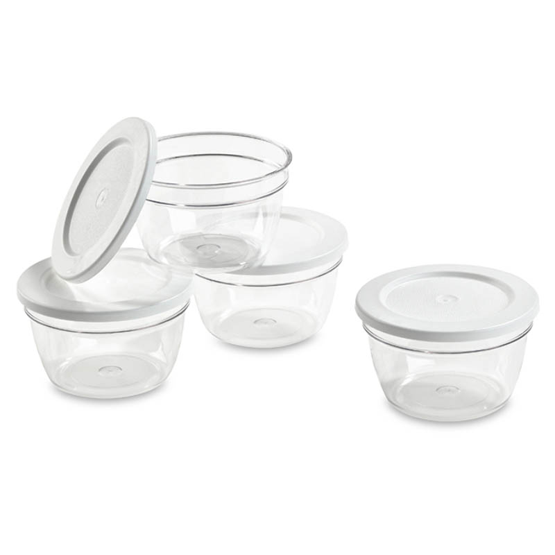 Geleburkar  17 cl. 4-pack ø 86 mm.