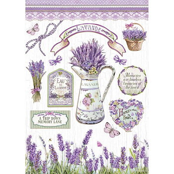 Rispapper A4 Stamperia -Lavender