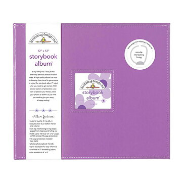 Doodlebug Storybook 12x12 D-Ring Album - Lilac
