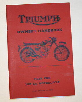 Ejerhåndbog Triumph Cub 200 cc