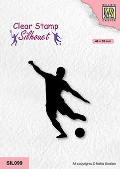 Clear Stamps sports "soccer player"