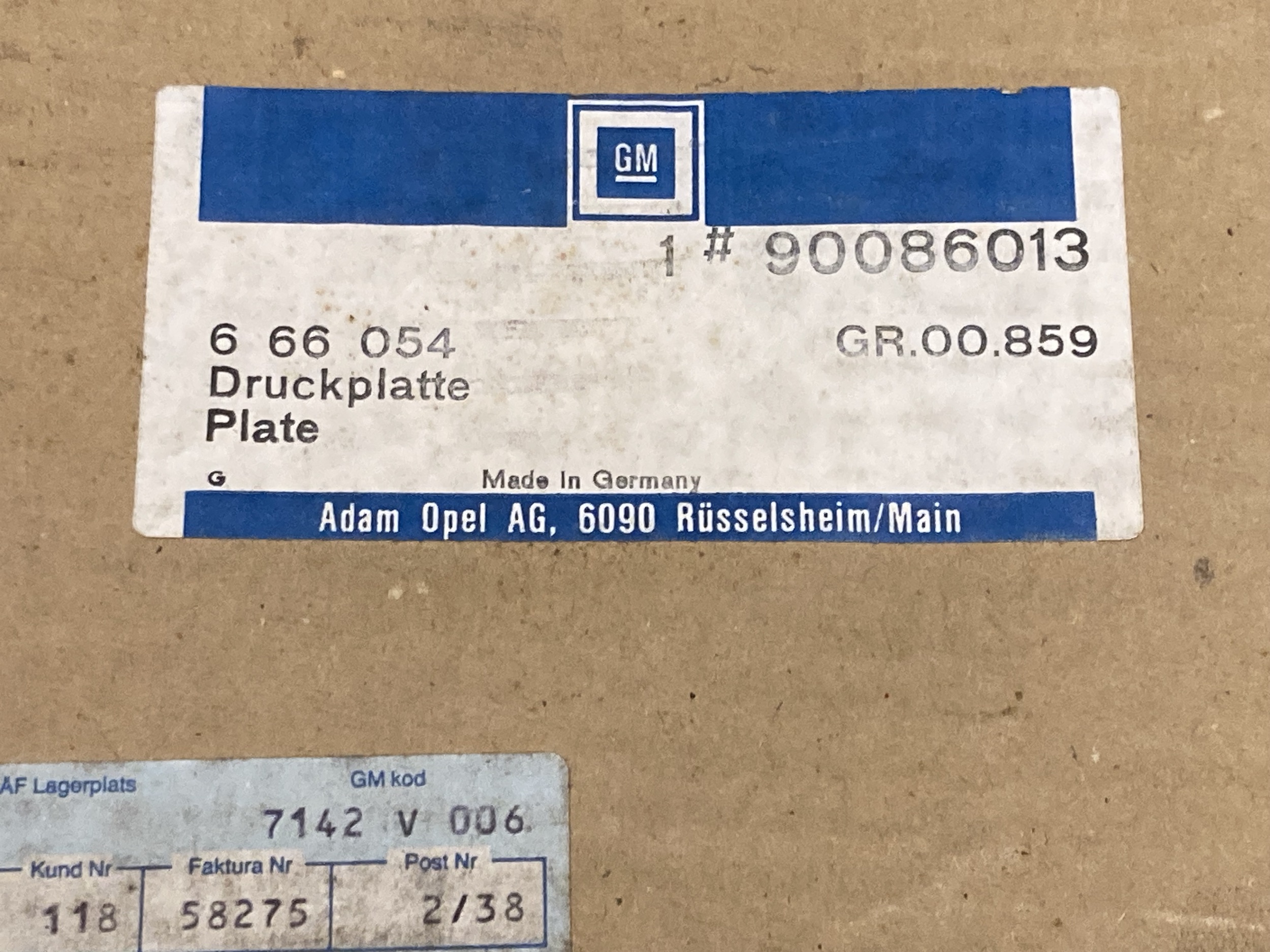 Tryckplatta 203mm/8" - 2