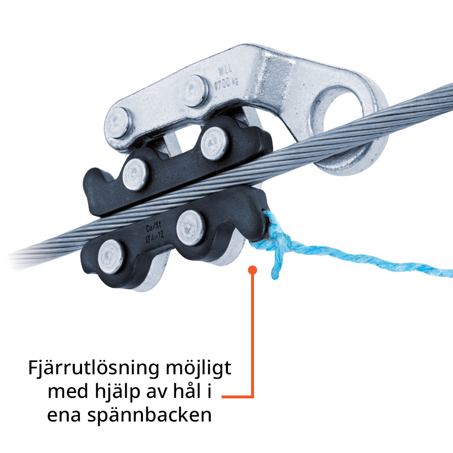 Spänngroda för lindiameter 20-40 mm - 3