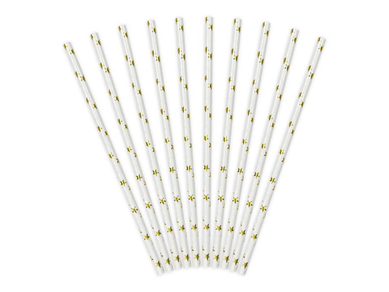 SUGRÖR | 10-pack | Guldstjärnor