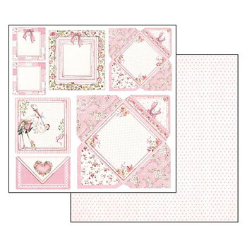 Stamperia - Double Face Paper -  Baby girl - 12x12"