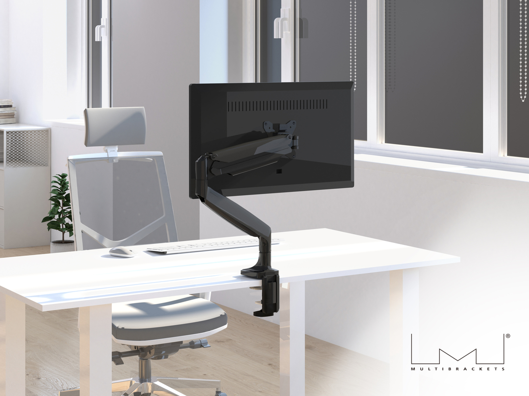 M Deskmount Gas Spring Single Black - 20
