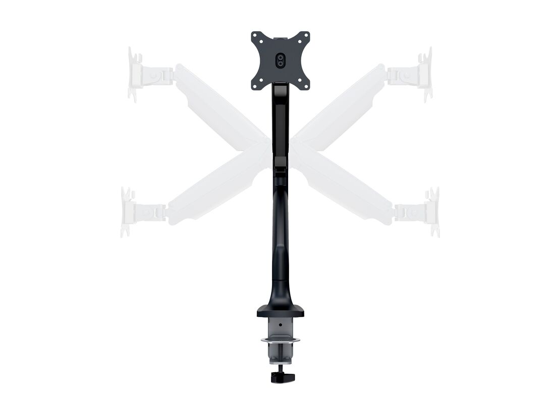 M Deskmount Gas Spring Single Black - 14