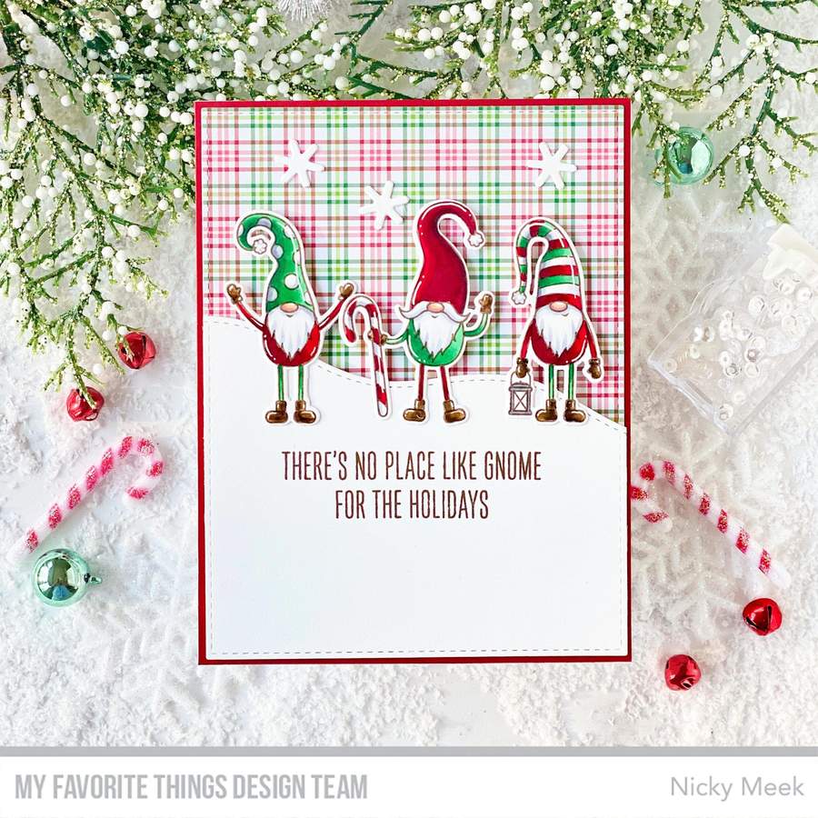 MY FAVORITE THINGS -MSTN Cheerful Plaid Paper Pad - 11