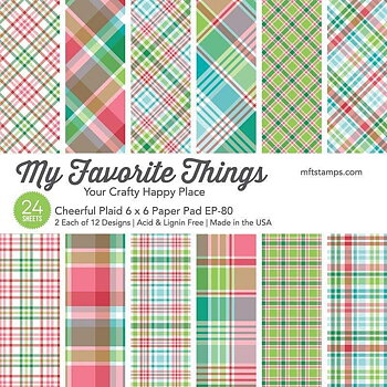 MY FAVORITE THINGS -MSTN Cheerful Plaid Paper Pad