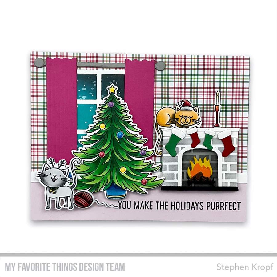 MY FAVORITE THINGS -MSTN Cheerful Plaid Paper Pad - 7