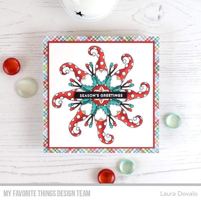 MY FAVORITE THINGS -MSTN Cheerful Plaid Paper Pad - 8