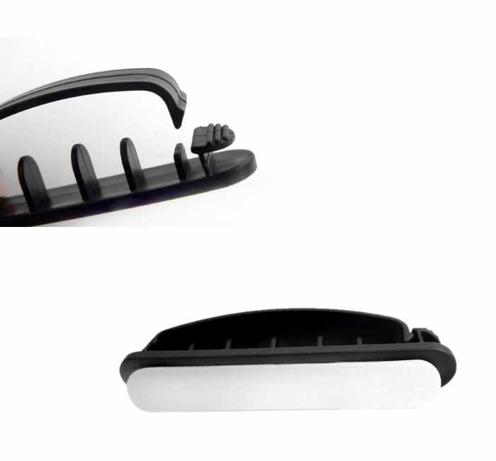 3-Pack - Kabelhållare 6 Kablar – Effektiv Sladdorganisation för Ditt Hem eller Kontor! - 6