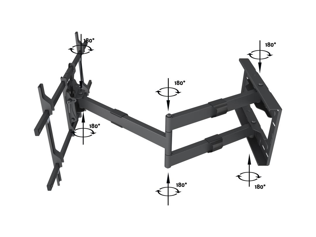 M Universal Long Reach Arm 1010mm HD, Single - 12