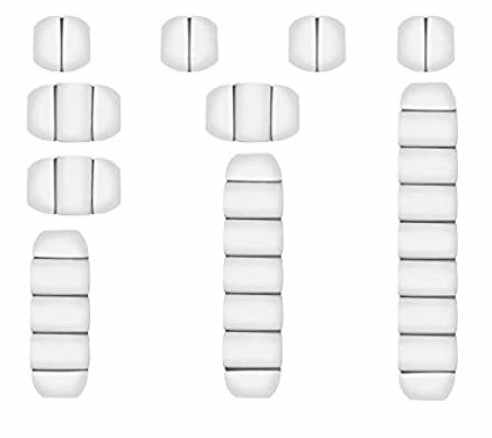 10-Pack - Självhäftande Kabelhållare - Multi-Set i Flera Storlekar! - 5