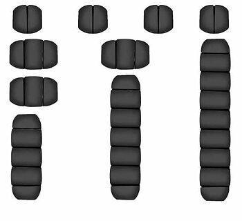 10-Pack - Självhäftande Kabelhållare - Multi-Set i Flera Storlekar!