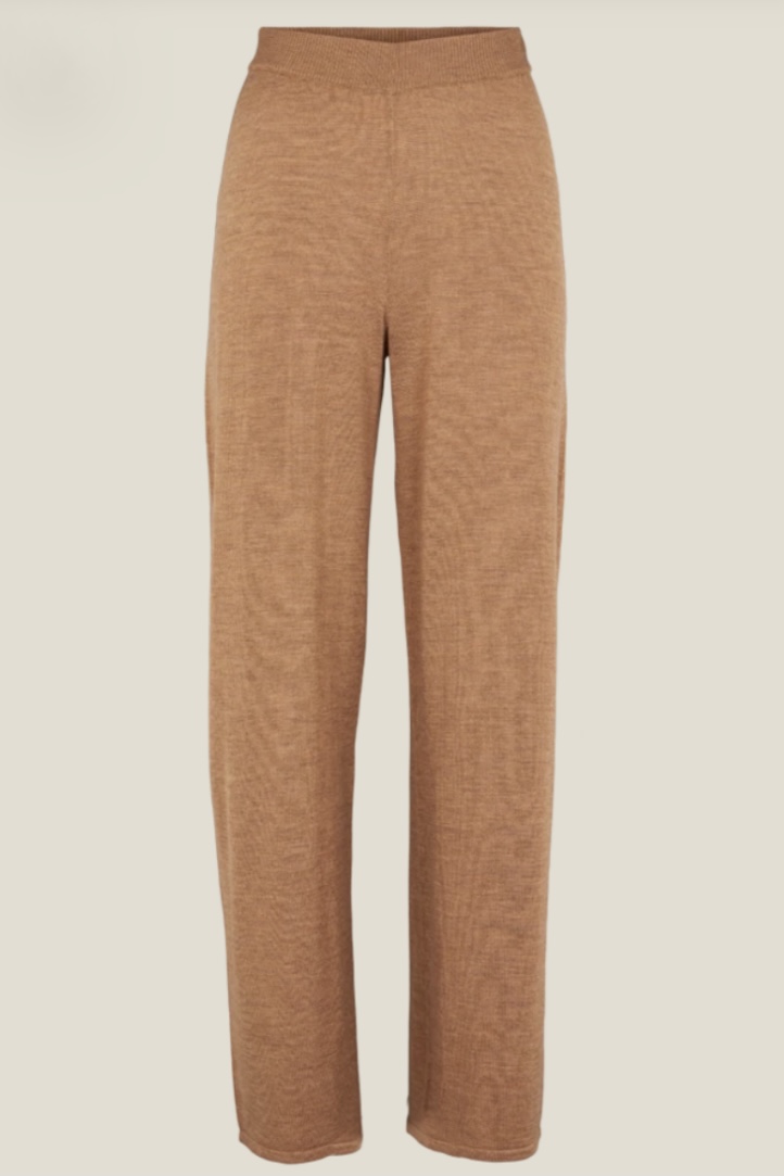 Basicapparel - Vera Wide Pants Apple Cinnamon - 2