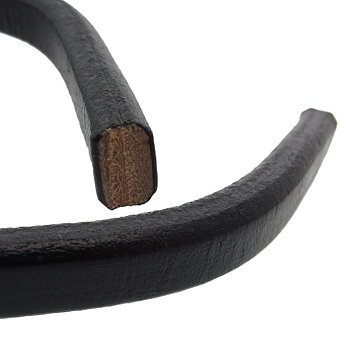 Regaliz leather cord 6.5x10mm