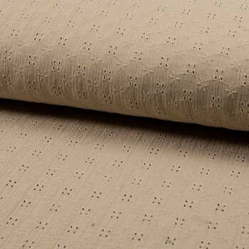 MUSLIN EMBROIDERY - SAND