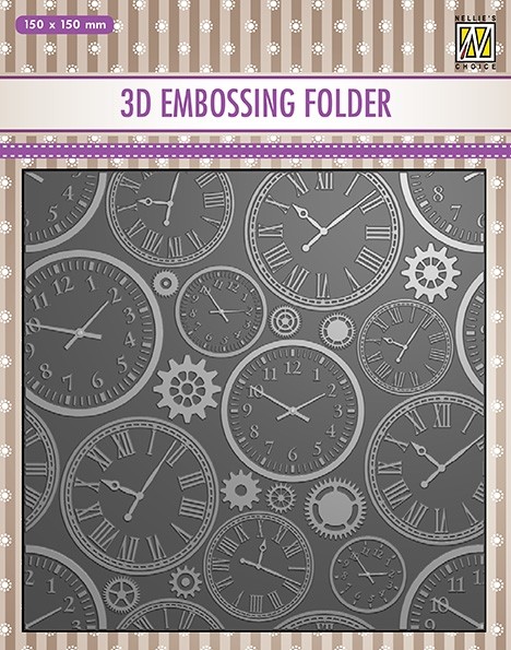 3D Embossing folder "Time"