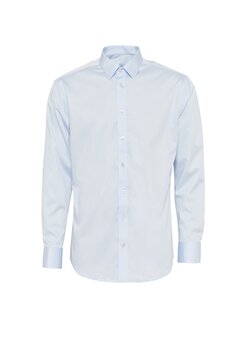 Ljusblå skjorta i Stretch, Non Iron och Regular fit (Bosweel)