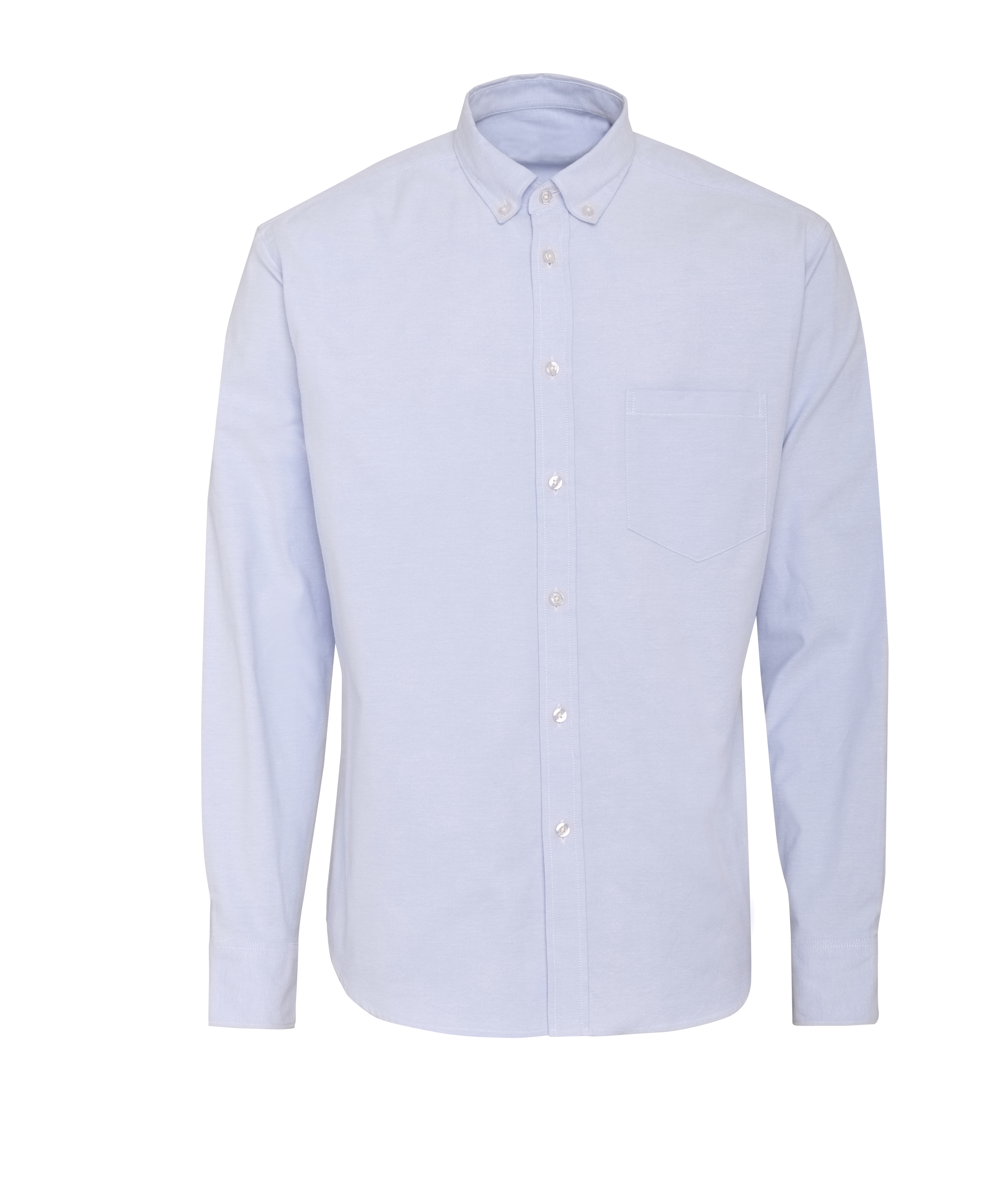 Ljusblå skjorta i Oxford, Button Down, Non Iron och Regular fit (Bosweel)