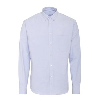 Ljusblå skjorta i Oxford, Button Down, Non Iron och Regular fit (Bosweel)