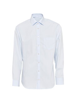 Ljusblå skjorta i Poplin , Non Iron och Regular fit (Bosweel)