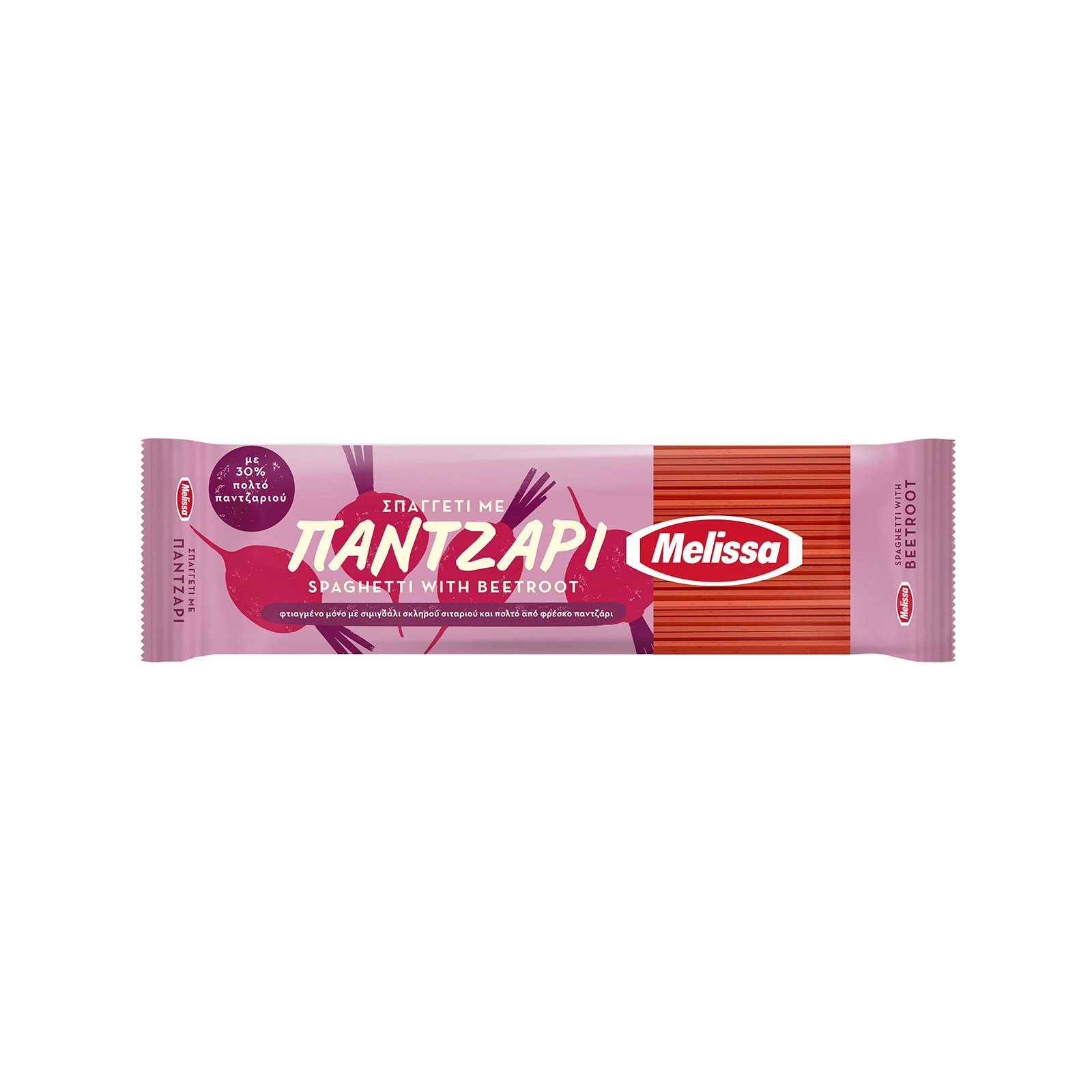 spaghetti, pasta, with beetroot, 400gr, melissa