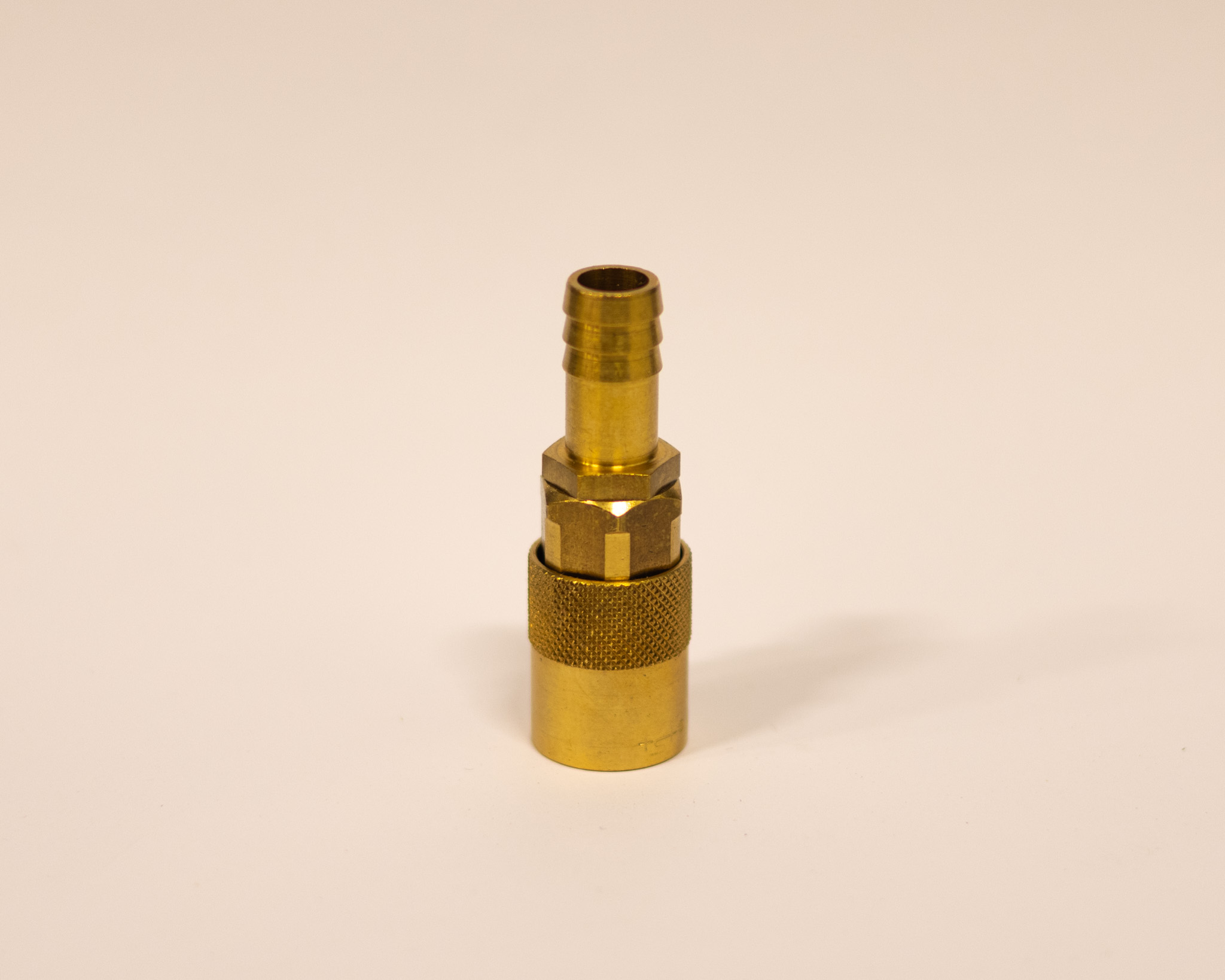 HVK9-13 Rak koppling hona med ventil 13 mm slang