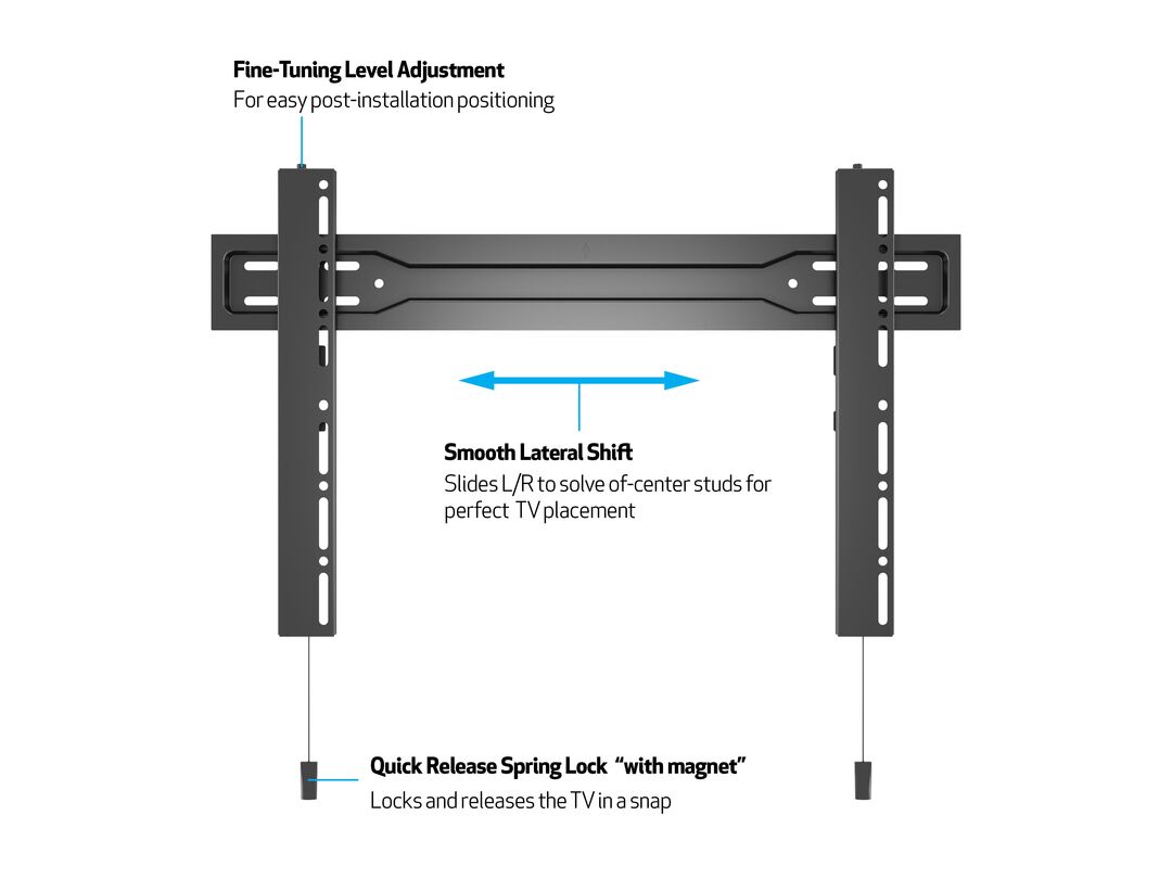 M VESA Wallmount Super Slim Fixed 600 MAX - 11