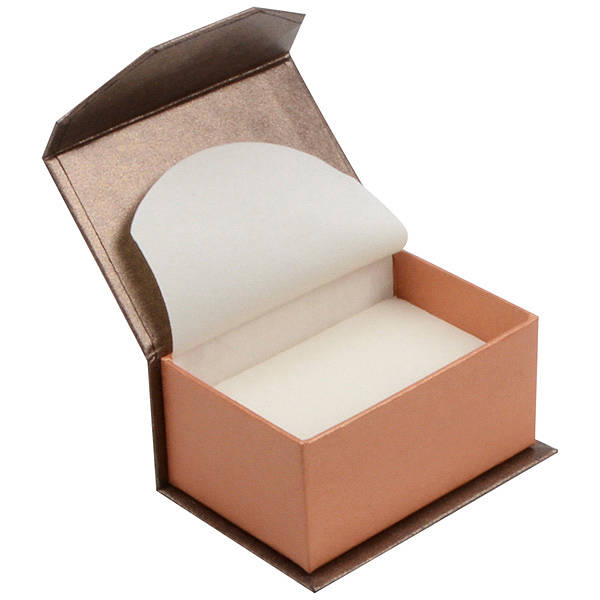 Smyckesask  Milano -Pearl Bronze- Koppar -till Förlovningsringar - 2