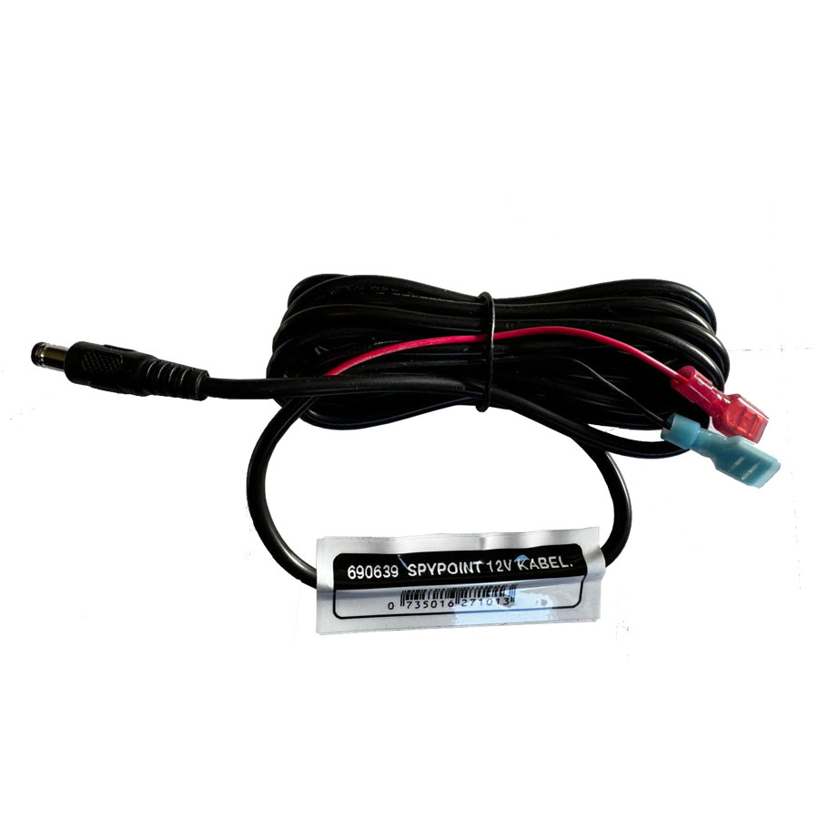 Spypoint extern strömkabel 12V
