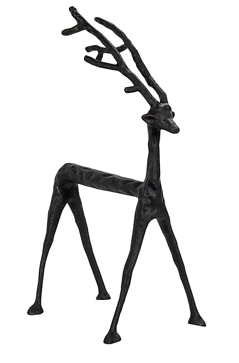 Pure Black Cast Iron 24x13x37 cm - 4