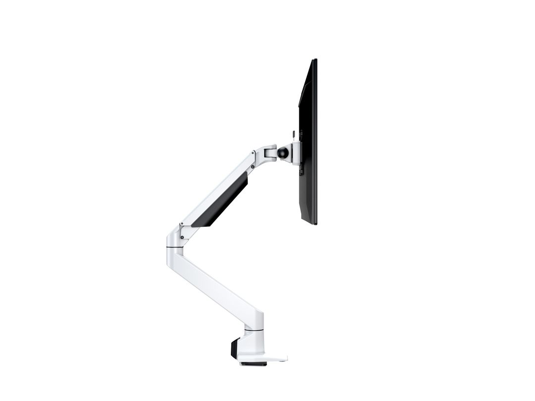 M VESA Gas Lift Arm Single White HD - 17