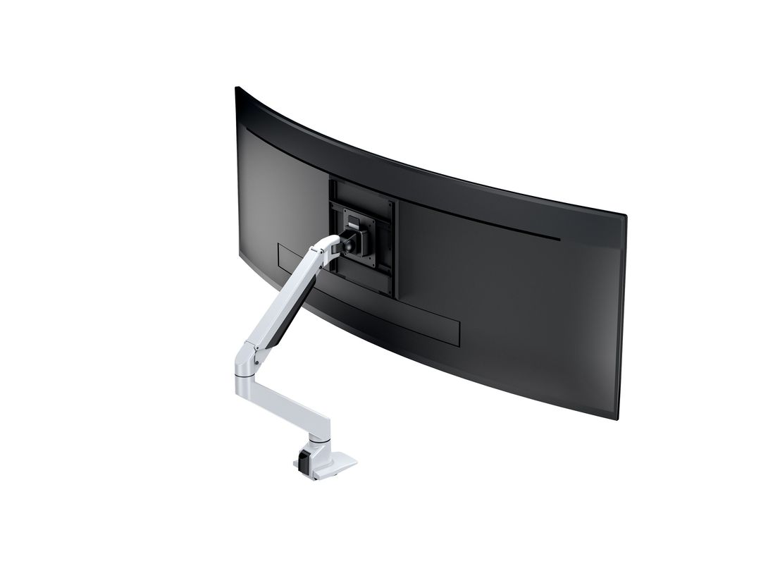 M VESA Gas Lift Arm Single White HD - 24