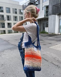 Technicolor Tote Bag, PetiteKnit