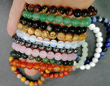 Armband med 8mm Runda Pärlor