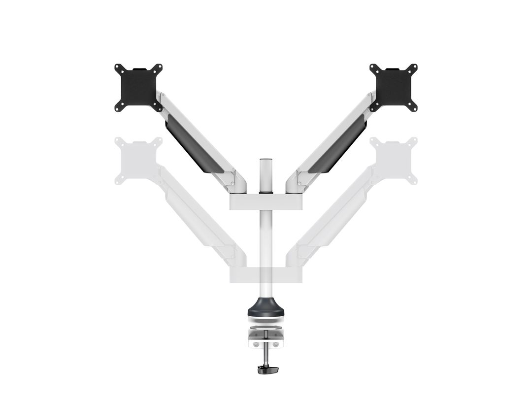 M VESA Gas Lift Arm Dual White - 9