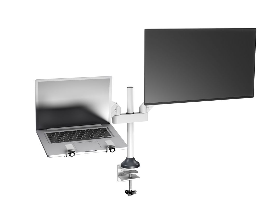 M VESA Gas Lift Arm Dual White - 6