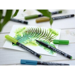Koi colouring brush pen set 6 Botanical
