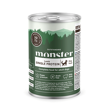 Monster Dog Adult Single Lamb Burk 400 g