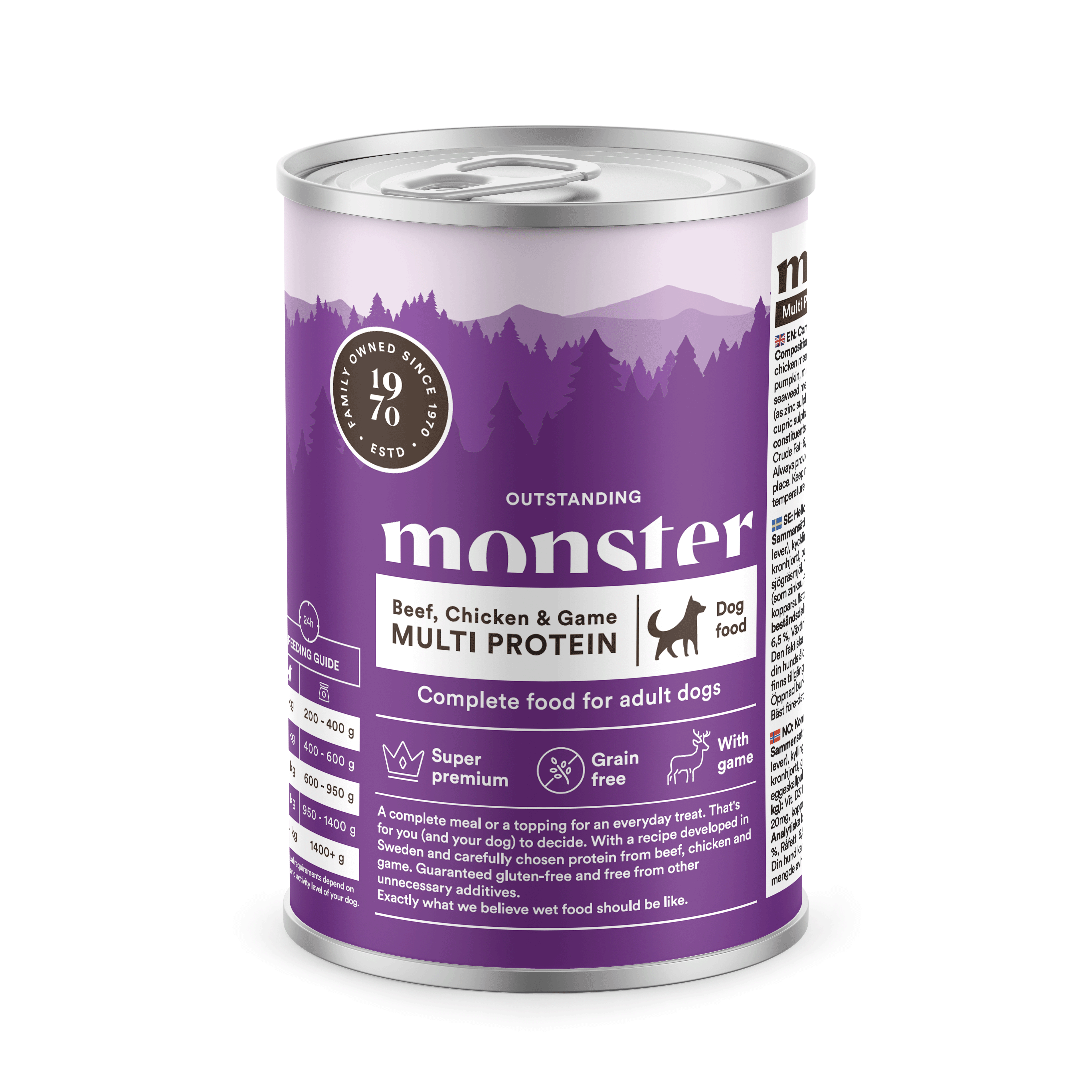 Monster Dog Multi Beef/ Chicken/ Game Burk 400 g