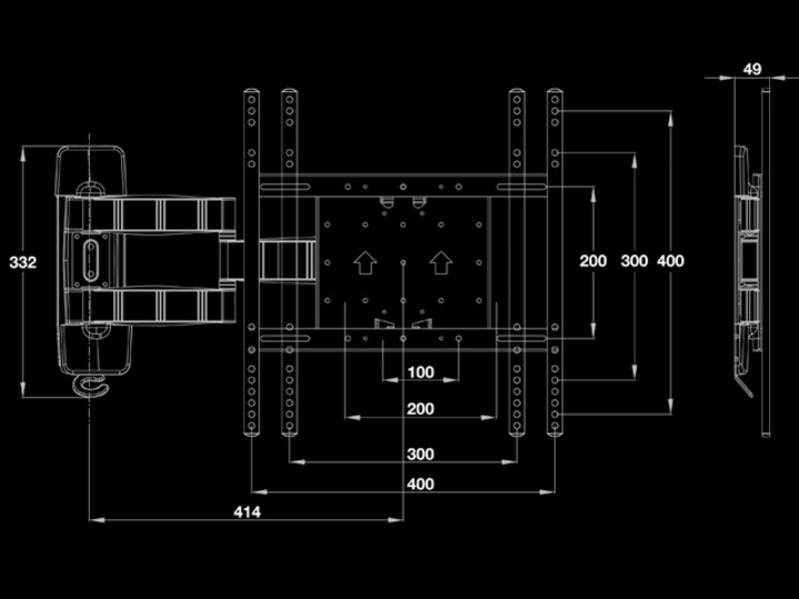 M VESA Flexarm Tilt & Turn III - 9