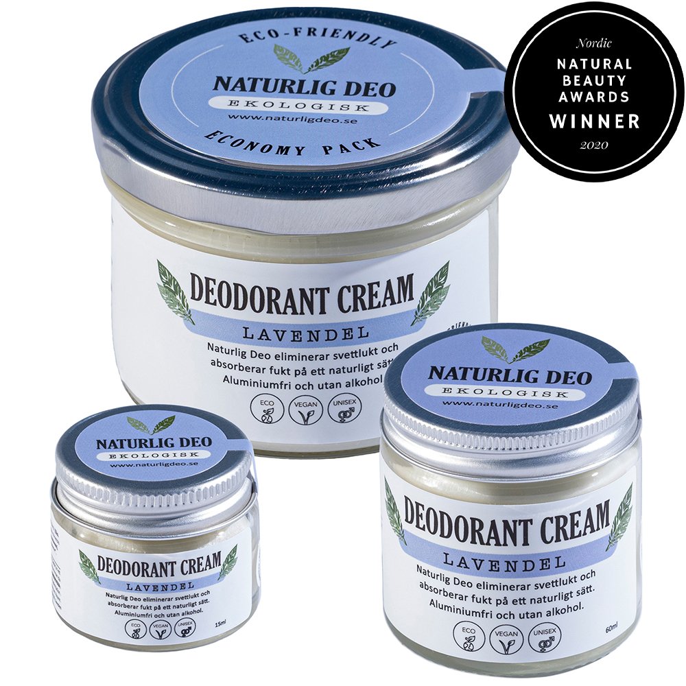 Naturlig Deo - Deodorant Cream Lavendel (eko) - 2