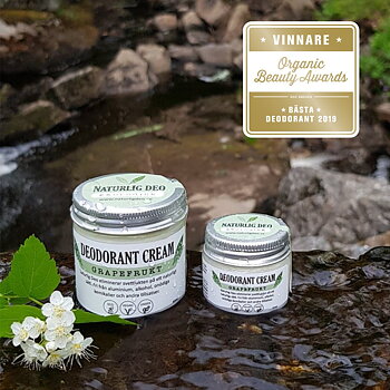Naturlig Deo - Deodorant Cream Grapefrukt (eko)